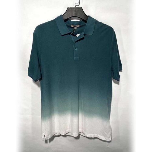 BURBERRY/博柏利/綠色漸變男士短POLO