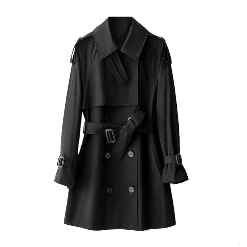 GeleiStory/GeleiStory  秋冬新款中長款風衣女韓版秋冬氣質顯瘦外套女士風衣