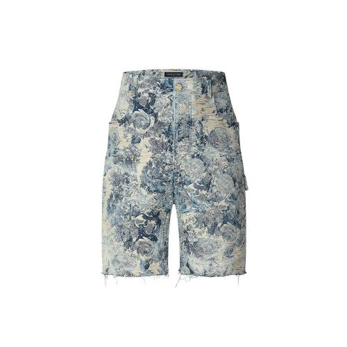  LV路易威登 22年秋冬 男士 短褲 工裝牛仔短褲 1AAGTE 1AAGTD 1AAGTG 1AAHOP 1AAGTC 1AAGTB 1A