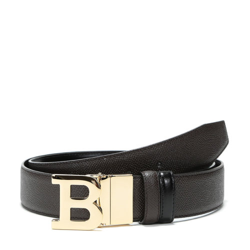 BALLY/巴利 男士皮質(zhì)扳扣式雙面皮帶腰帶 B BUCKLE 35 M