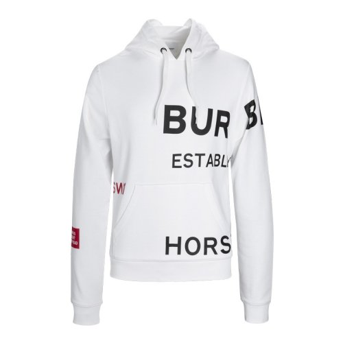  BURBERRY/博柏利 女士白色棉質衛(wèi)衣 8017166 PLFSX