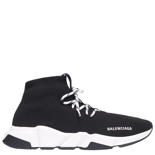Balenciaga/巴黎世家  Speed系列 女士黑色網(wǎng)眼Lace-Up運動鞋587284W2DB21015