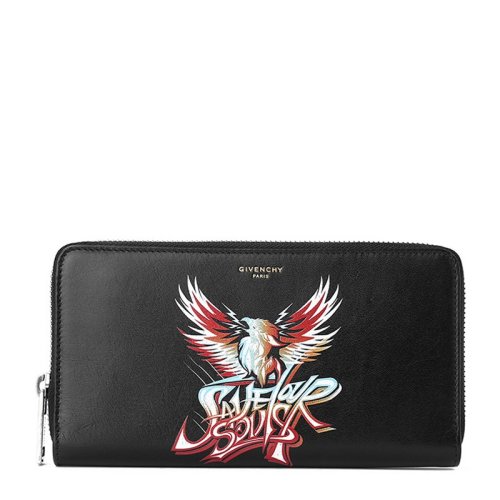  Givenchy/紀(jì)梵希 男士黑色皮革錢包 BK600GK0AD 960 PLSX