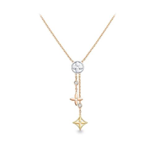  LV路易威登 22年秋冬 女士 項鏈 IDYLLE BLOSSOM 1*w*8K金鉆石項鏈 Q94329 預(yù)定商品2-8周發(fā)貨