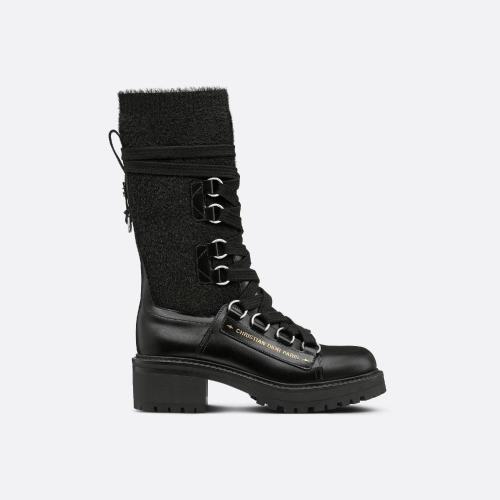  DIOR迪奧 22年秋冬 女士 高筒靴 Bottine D-Fight KCI776CFK_S20X