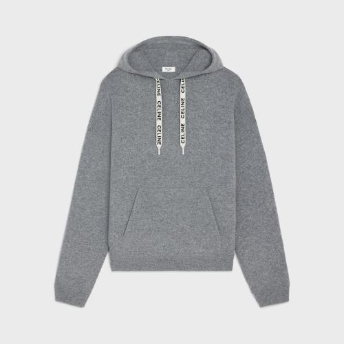  CELINE賽琳思琳 22年秋冬 女士 針織衫 羊毛和山羊絨超大連帽套頭衫 2A40Z402P.09GM