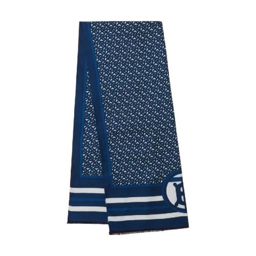  BURBERRY 22年秋冬 男士 雙面專屬標(biāo)識印花絲巾 80396201 預(yù)定商品1-3周發(fā)貨