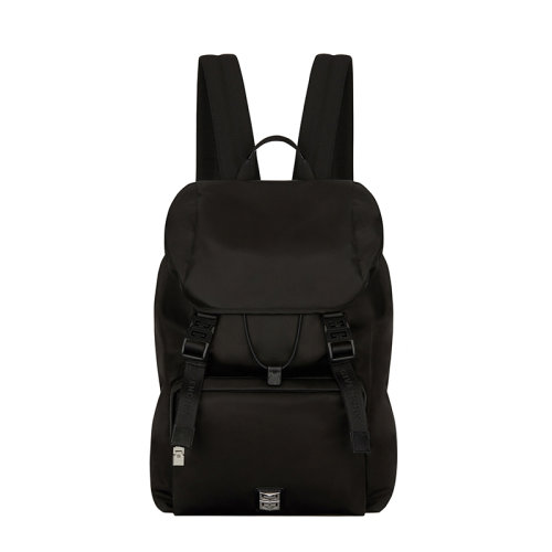 Givenchy/紀梵希  4G系列 男士黑色尼龍4G貼片搭扣可調(diào)節(jié)肩帶雙肩包BK508JK17R-001