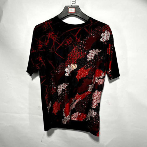 Emporio Armani/安普里奧阿瑪尼 黑紅混色男士短袖T恤