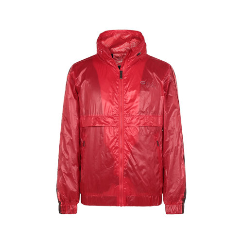 FILA/斐樂 男士聚酰胺纖維隱藏式連帽夾克外套上衣 683125