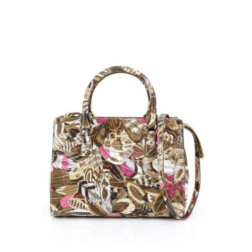 Salvatore Ferragamo/菲拉格慕 女士拼色皮革手提包 21F317 632618