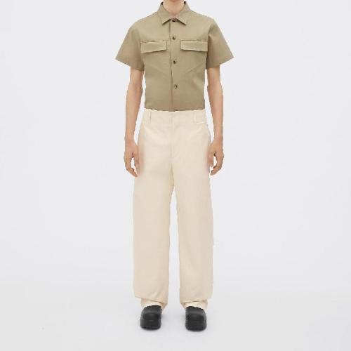  BV葆蝶家 22年秋冬 男士 短袖襯衫 chemise 708395V25E09640