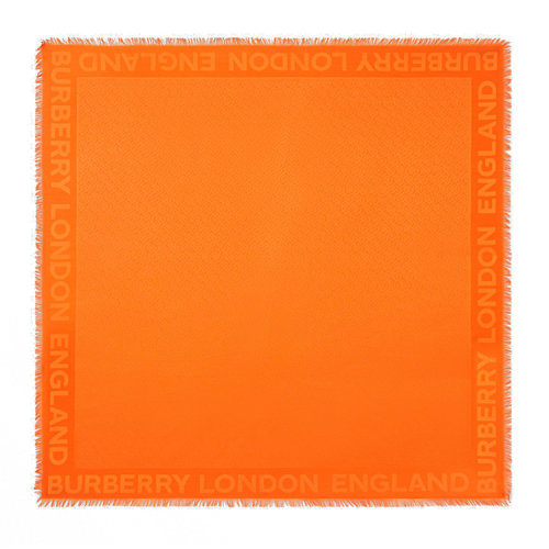 BURBERRY/博柏利 專屬標識絲毛混紡提花大號方巾80148751