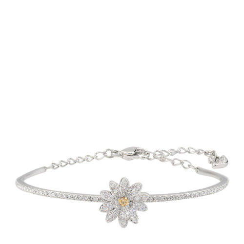 Swarovski/施華洛世奇 ETERNAL FLOWER系列女士鍍白金色仿水晶花漾魔力雛菊手環(huán)手鐲手鏈