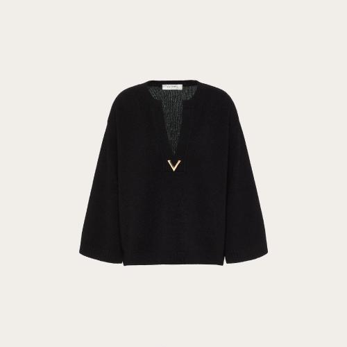  VALENTINO華倫天奴 22年秋冬 女士 針織衫 PULL EN CACHEMIRE VGOLD XB3KCC1068W0NO