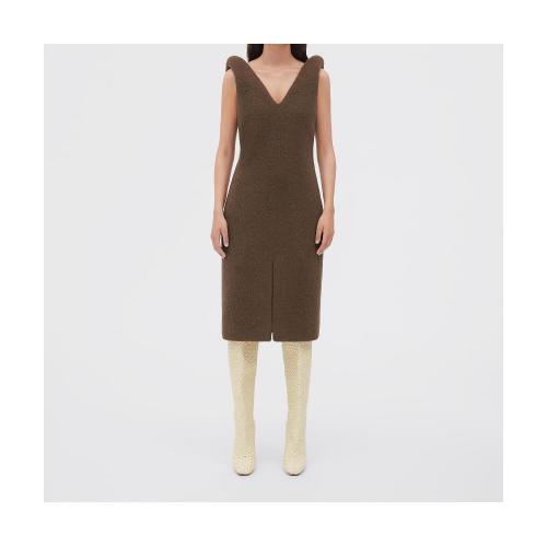  BV葆蝶家 22年秋冬 女士 連衣裙 robe en alpaga double-face， laine et mohair 708431V2C9026