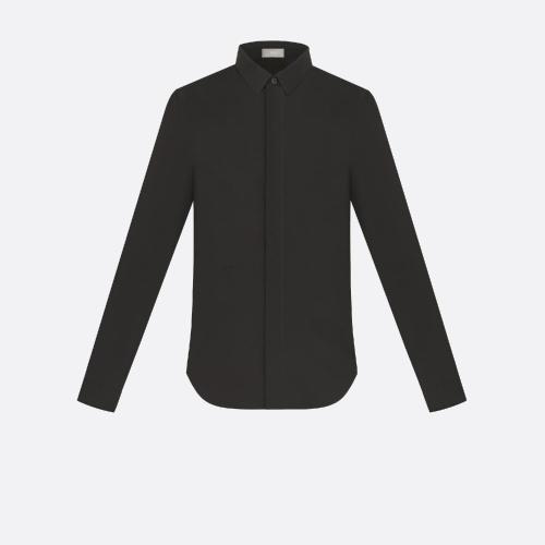  DIOR迪奧 22年秋冬 男士 長(zhǎng)袖襯衫 襯衫-黑色棉府綢小蜜蜂刺繡 433C529B1581_C901 預(yù)定商品1-3周發(fā)貨