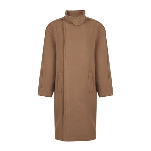 Emporio Armani/安普里奧阿瑪尼 駝色 男士按扣大衣 11L350-11311-460