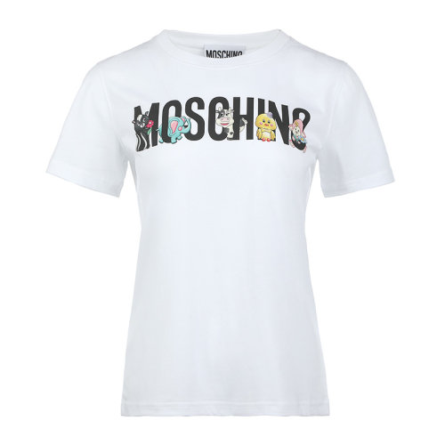 MOSCHINO/莫斯奇諾22春夏女士短袖T恤A071504416