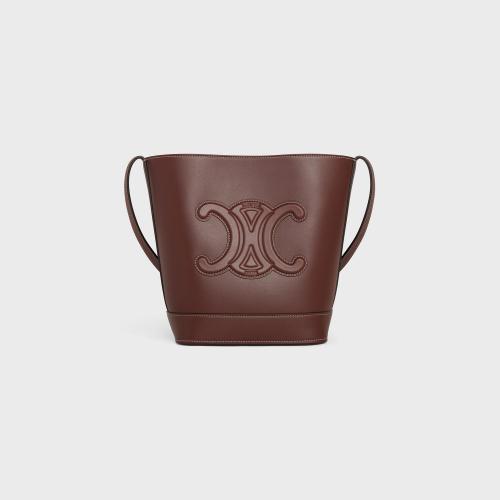  CELINE賽琳思琳 22年秋冬 女士 單肩包 SAC SEAU CUIR TRIOMPHE PETIT MODELE VEAU LISSE 1982