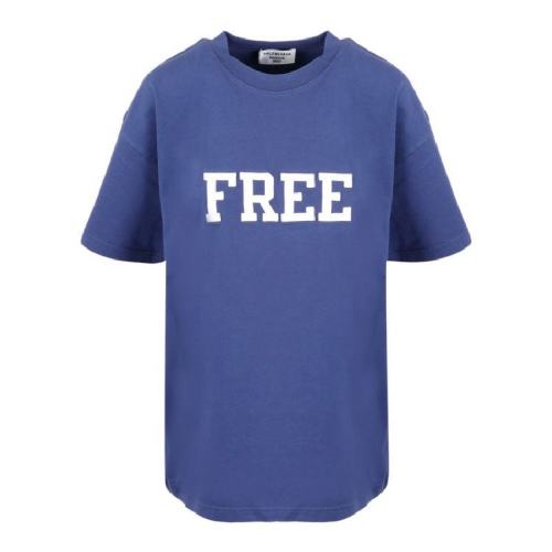  Balenciaga/巴黎世家 男士紫藍(lán)色棉質(zhì)短袖T恤 612965-TKVD3-3967 PLFSX