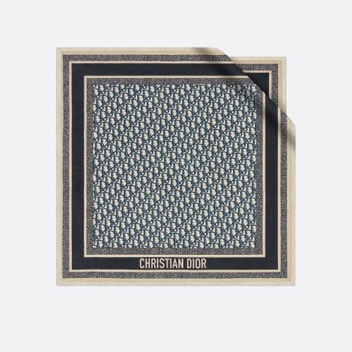  DIOR迪奧 22年秋冬 女士 絲巾 Diortwin 方巾 15DOB070I600_C541 預(yù)定商品1-3周發(fā)貨