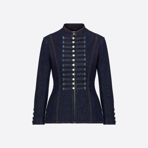  DIOR迪奧 22年秋冬 女士 夾克 中式盤扣修身剪裁西裝外套 312V20A3554_X5549