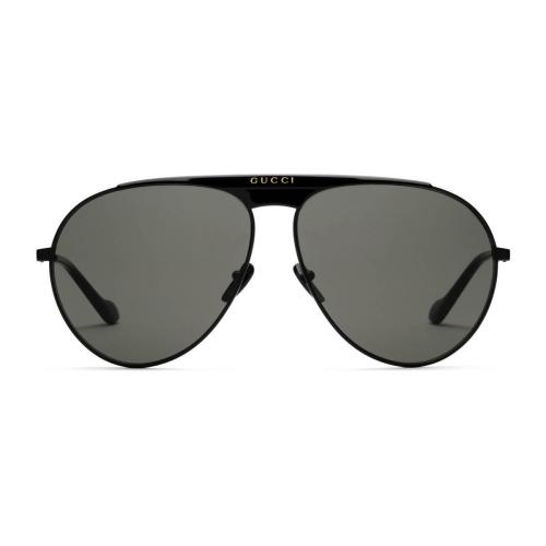  GUCCI古馳 22年秋冬 男士 飛行員太陽(yáng)眼鏡 648639 I3330 1012