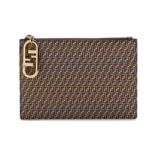 FENDI/芬迪女士皮革手拿包掛飾包 8N0184 AHM1