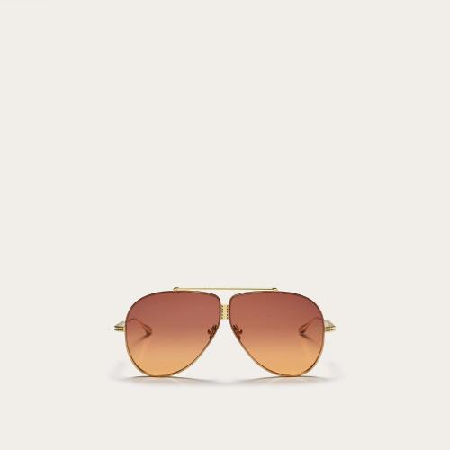  VALENTINO華倫天奴 22年秋冬 女士 太陽眼鏡 XVI - LUNETTES PILOTE EN TITANE A_VEC CLOUS Z5