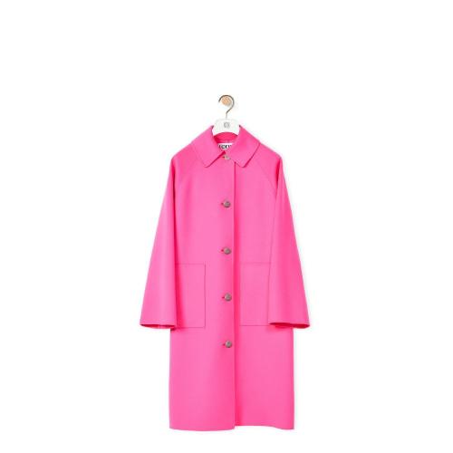  LOEWE羅意威 22年秋冬 女士 大衣 Neon coat in wool and cashmere S359Y01X32-7550