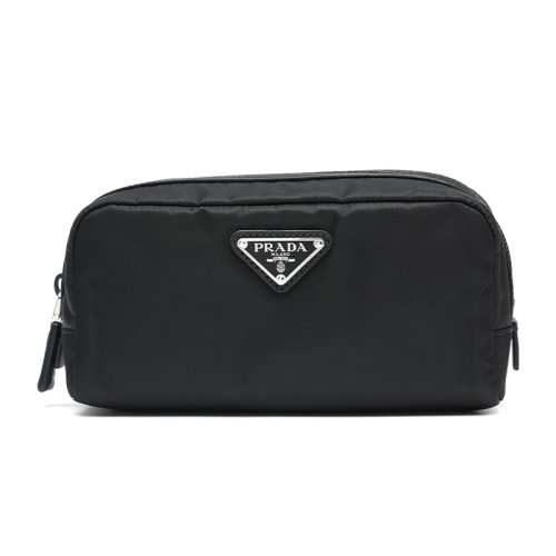 PRADA/普拉達21新品三角徽標織物女士手包手拿包2NA0452DM