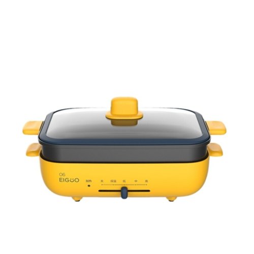 Midea/美的 電火鍋DY3020P301Y 電熱鍋 煎炸涮烤多功能鍋 炒鍋 不易粘電煮鍋 鍋獨立可拆洗