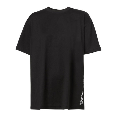 BURBERRY/博柏利  女裝 服飾 圓領(lǐng)棉質(zhì)時(shí)尚簡約 女士短袖T恤
