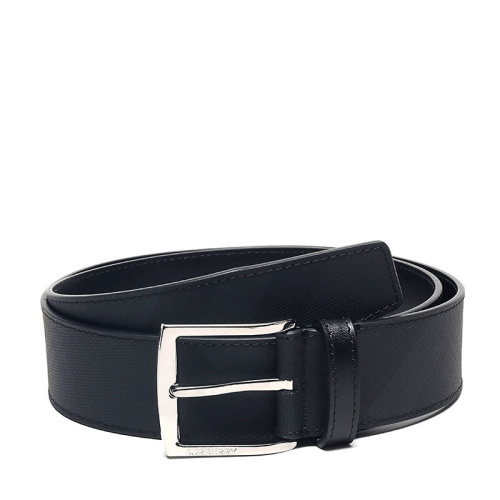 BURBERRY/博柏利 男款熱塑性聚氨酯/織物針扣式皮帶腰帶 8015578