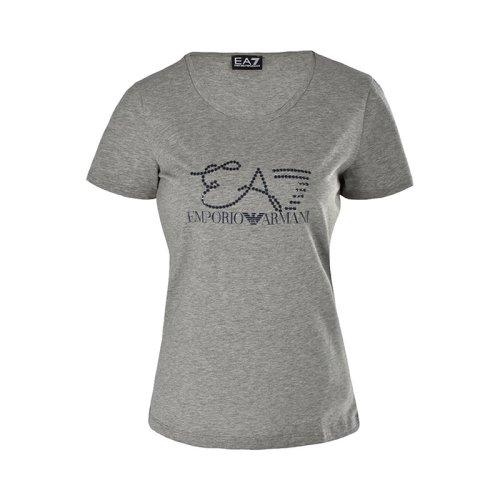  Emporio Armani/安普里奧阿瑪尼 女士灰色棉質(zhì)短袖T恤 3GTT06 J29Z 3905 PLFSX