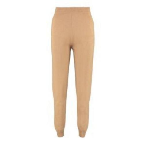  MaxMara/麥絲瑪拉 女士駝色羊毛休閑褲 DELTA002 PLFSX