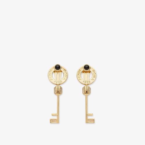  FENDI芬迪 22年秋冬 女士 耳環(huán) Master Key Earrings 8AH724ALI3F15YW
