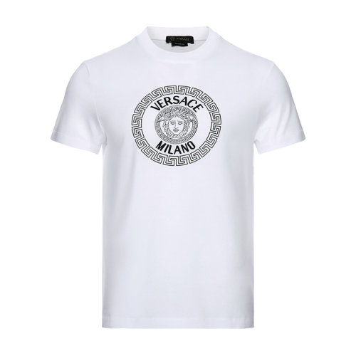 VERSACE/范思哲 男士短袖T恤 男士美杜莎圖案棉質(zhì)圓領(lǐng)短袖T恤 A85161 A228806
