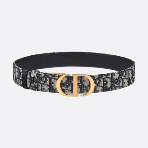  DIOR迪奧 22年秋冬 女士 腰帶 Ceinture 30 Montaigne reversible B0179UWEO_M928
