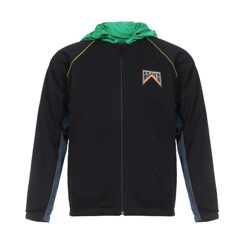 PRADA/普拉達(dá) 男士夾克 男士棉質(zhì)錦綸雙面連帽夾克外套上衣 SJC559 1NWX S 191