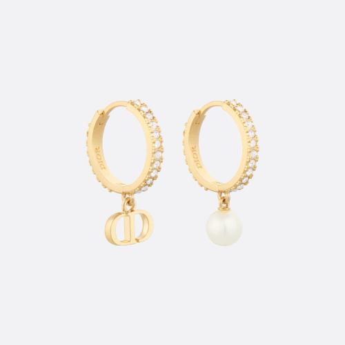  DIOR迪奧 22年秋冬 女士 耳環(huán) Boucles doreilles Petit CD E1914PTCCY_D03S