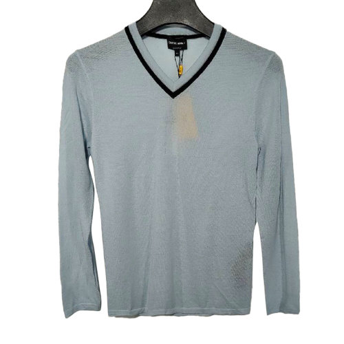 Giorgio Armani/喬治阿瑪尼 淺藍(lán)色男士針織衫