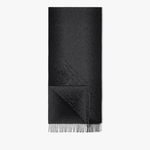  伯魯提BERLUTI 22年秋冬 男士 圍巾 轉(zhuǎn)色scritto圖紋圍巾 SJ127-WDAU_RTW-P53