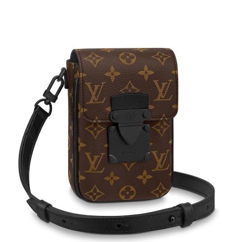  LV路易威登 22年秋冬 男士 手機包 S-LOCK VERTICAL 迷你手袋 M81522