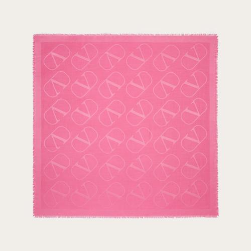  VALENTINO華倫天奴 22年秋冬 女士 披肩 Chale VLogo Signature 140 x 140 cm XW2EB104AJBY84
