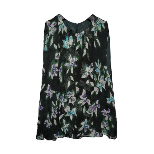 Emporio Armani/安普里奧阿瑪尼  綠色碎花女士T恤