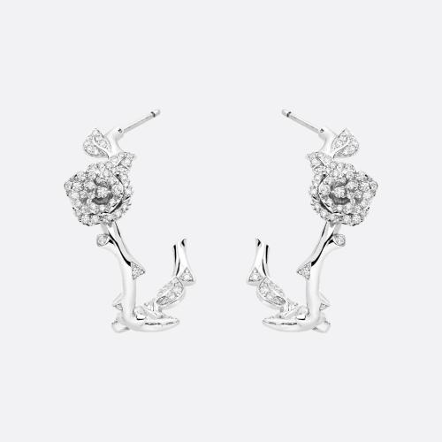  DIOR迪奧 22年秋冬 女士 耳環(huán) Rose Dior Bagatelle 耳環(huán) JBAG94061_0000