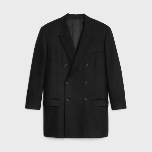  CELINE賽琳思琳 22年秋冬 女士 西服外套 VESTE GARCON FLANELLE CACHEMIRE 2V09L561F.38NO