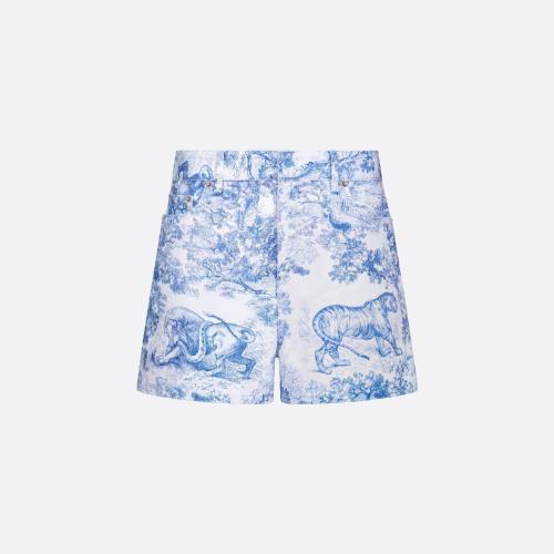  DIOR迪奧 22年秋冬 女士 短褲 Dioriviera 短褲 242P26A3526_X5881